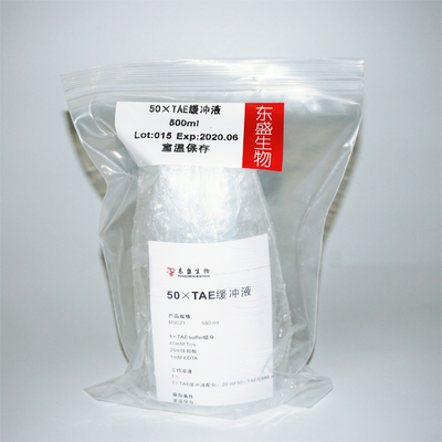 10× Tae Buffer مورد استفاده در ژل الکتروفورز 500ml رنگ شفاف